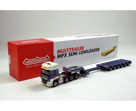 IMC 1/50 Nooteboom Limited Edition Multitrailer MPX Semi Lowloader with DAF 8 x 4 Collett tractor unit. Looks to be complete,