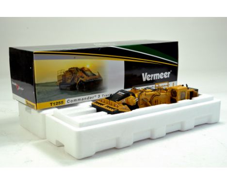 TWH 1/50 Vermeer T1255 Commander 3 Tractor with Terrain Leveler Attachment. Looks to be complete, excellent and with original