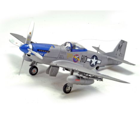 Large Hand Built Plastic Model Aircraft. Some light damage likely expected due to fragile nature but displays well.