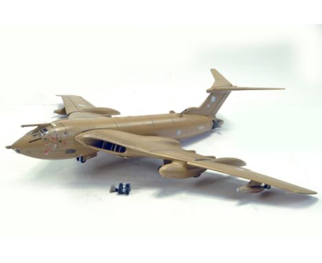 Large Hand Built Plastic Model Aircraft. Some light damage likely expected due to fragile nature but displays well.