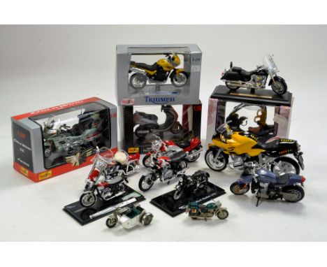Maisto 1/18 Motorbikes plus other scales and issues. Generally Excellent.