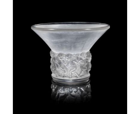 René Lalique'Farandole' vase, designed 1930Clear glass, frosted and polished.18.2cm highEtched R LALIQUE signature.Footnotes: