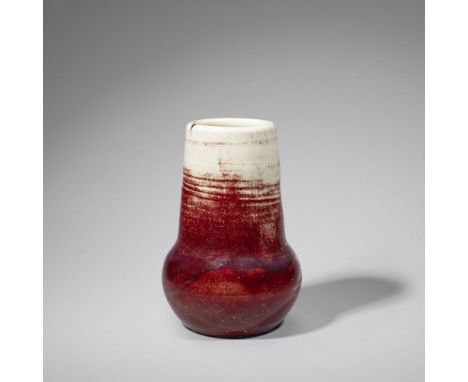 Ruskin PotteryVase, model no. 263, circa 1915Stoneware, high-fired flambé glaze.22cm highProduced by Ruskin Pottery, West Sme