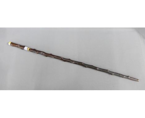 Late 19th / early 20th century black thorn sword stick