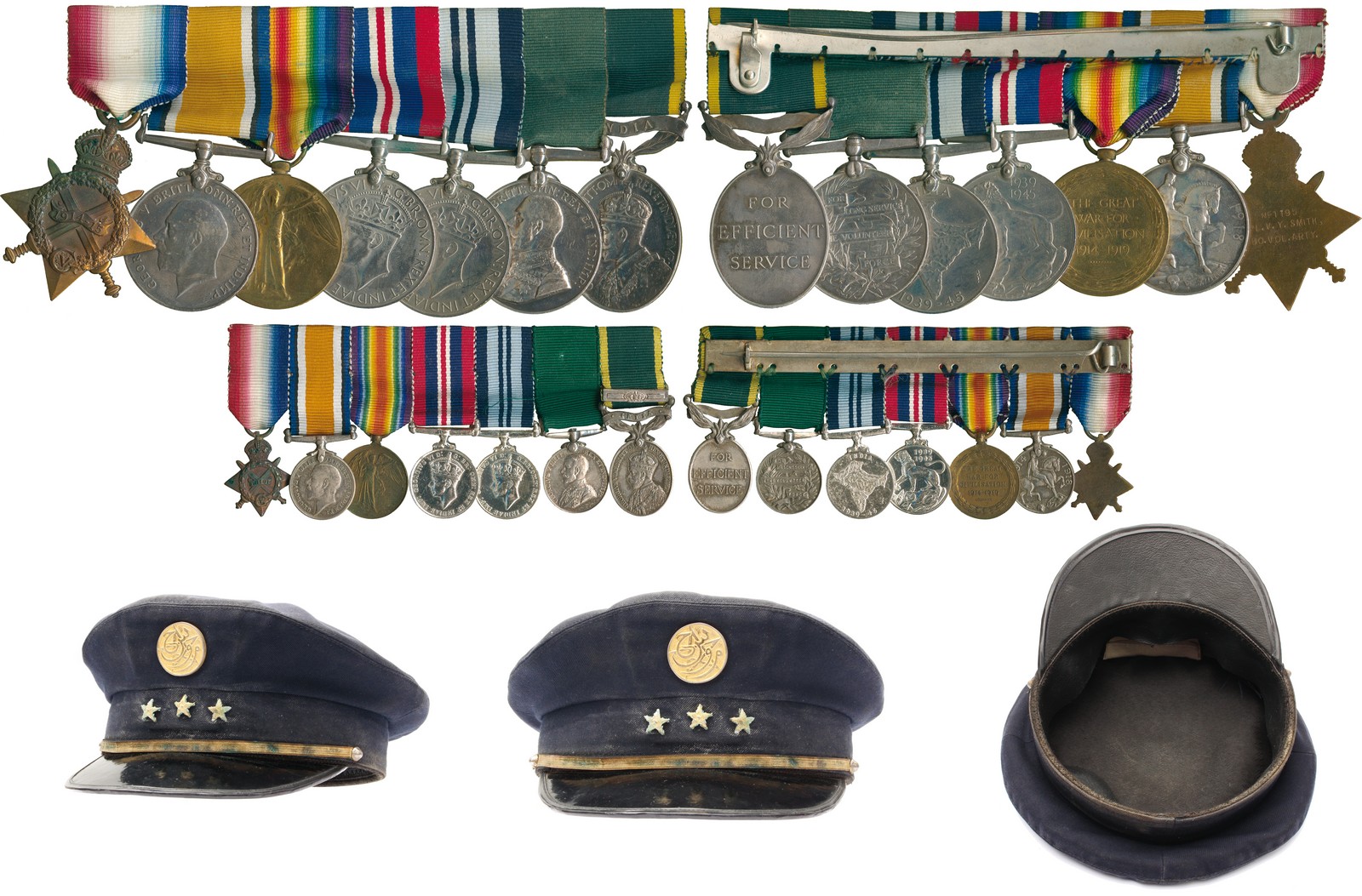 MILITARY MEDALS, CAMPAIGN MEDALS & GROUPS, An Interesting Great War and