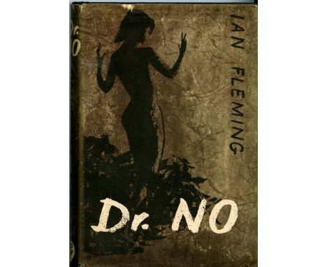 First Edition 

Fleming (Ian) Dr. No, (Cape, 1958)  black cloth, silver lettering to spine, brown silhouette of woman to fron