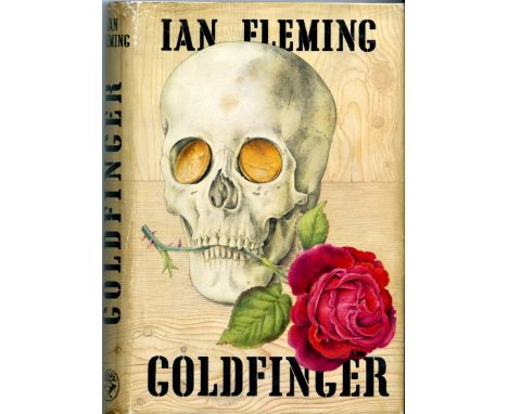 First Edition 

Fleming (Ian) Goldfinger, (Cape, 1959), black cloth, gilt lettering to spine. Skull design, gilt eyes, to fro