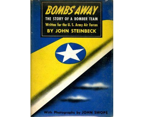 Steinbeck (John) Bombs Away The Story of a Bomber Team, (Viking 1942), v.g. in cloth, faintly damp stained, front panel of d.