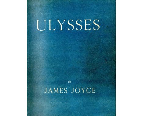 Rare Limited First Edition of Classic

Joyce (James) Ulysses, thick 4to Paris (Shakespeare & Company) 1922. Limited First Edn