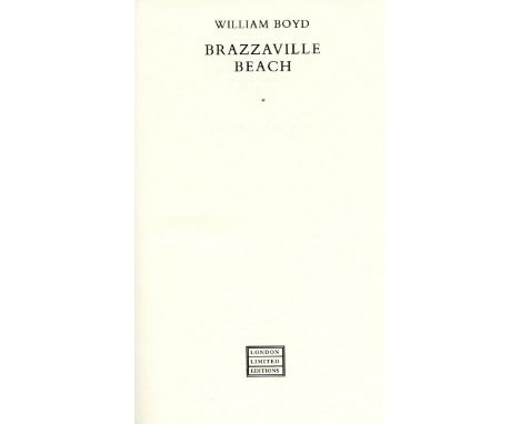 Boyd (William)  Brazzaville Beach (Sinclair Stevenson 1990). (London Ltd. Edns.) No 31 of 150 signed numbered copies. V.g.+ i