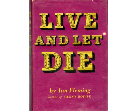 First Edition 

Fleming (Ian) Live and Let Die,  (Cape, 1954), black cloth, gilt lettering to spine, gilt medallion to front 