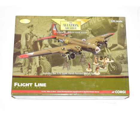 Corgi Aviation Archive Flight Line US33309 1:72 Scale Boeing B17G Nine O Nine with figures (E box E-G)