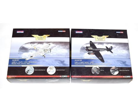 Corgi Aviation Archive 1:72 Scale Two Junkers Ju88s AA36708 C4 Night Fighter and AA36707 V4 Russian Front (both E boxes E-G) 