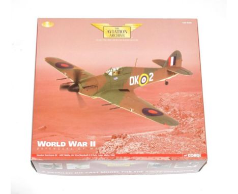 Corgi Aviation Archive AA35502 1:32 Scale Defenders Of Malta Hawker Hurricane IIC (E box E-G)