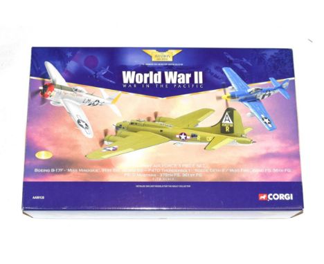 Corgi Aviation Archive AA99126 1:72 Scale War In The Pacific Eighth Army Air Force 3 Piece Set Boeing B17F Miss Mookie, P47D 