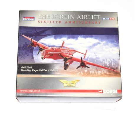 Corgi Aviation Archive AA37205 1:72 Scale Berlin Airlift Handley Page Halifax/Halton (E box E-G)