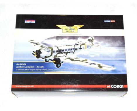 Corgi Aviation Archive AA36904 1:72 Scale Junkers Ju52/3m (Eastern Front) (E box E-G)