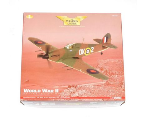 Corgi Aviation Archive AA35502 1:32 Scale Defenders Of Malta Hawker Hurricane IIC (E box E-G)