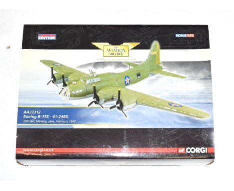 Corgi Aviation Archive AA33312 1:72 Scale Boeing B17E Java 1942 (E box E-G)