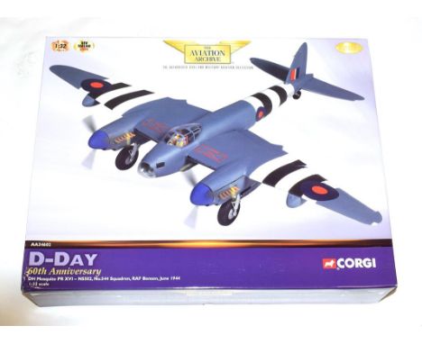 Corgi Aviation Archive AA34602 1:32 Scale D Day DH Mosquito PR XVI (E box E-G)