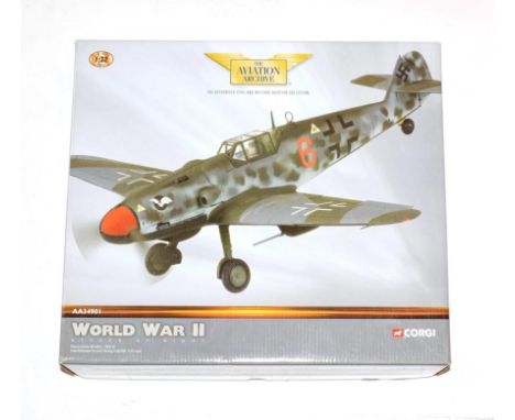 Corgi Aviation Archive AA34901 1:32 Scale Messerschmitt Bf109G Red 6 (E box E-G)