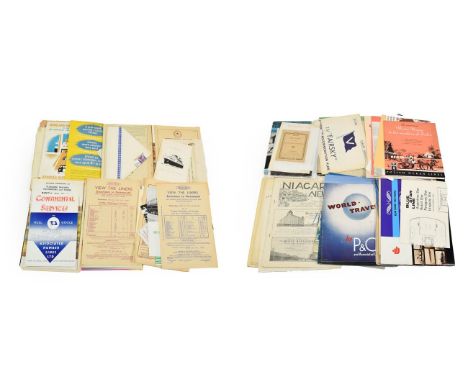 Shipping Paperwork including Wanstead Wendove Woodford (Watts Watts Line) booklet, River Steam Navigation Company Fleet List 