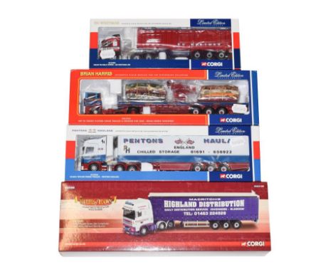 Corgi Commercial Vehicles ERF Brian Harris, Scania Pentons Haulage and Volvo Ed Weetman (all E boxes E-G) (3)