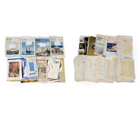 Shipping Related Paperwork including various share certificates and other documents, booklets and others