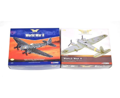 Corgi Aviation Archive 1:72 Scale Two Heinkel He111s AA33703 1940 (Night Sorties) and AA33706 Eastern Front 1942 (both E boxe