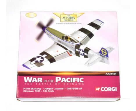 Corgi Aviation Archive AA34404 1:32 Scale P51D Mustang Jumpin Jacques (E box E-G)