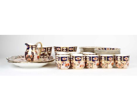 A Victorian Imari Pattern Part Tea Service by Davenport A Victorian Imari Pattern Part Tea Service by Davenport, pattern no. 