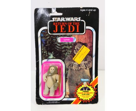 Star Wars - Kenner - A carded Star Wars 'Return of the Jedi' 'Lumat' 3¾" action figure. The 'Made in Mexico' figure appears M