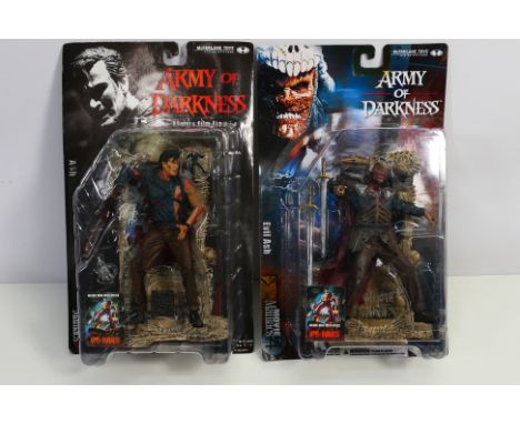 McFarlane Toys - Two boxed / carded McFarlane 'Movie Maniacs - Series 3' 'Army of Darkness' action figures. Lot consists of '