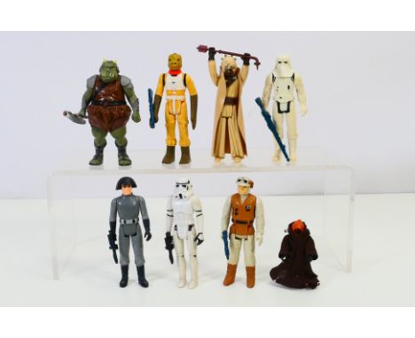 Star Wars - Palitoy - Kenner - Eight vintage Star Wars 3¾" action figures majority with accessories (were appropriate). Lot i