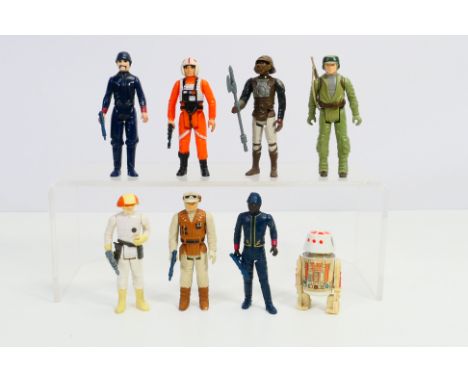 Star Wars - Palitoy - Kenner - A loose squad of eight vintage Star Wars 3¾" action figures majority with accessories. Lot inc