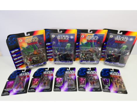Star Wars - Kenner - Hasbro - New Old Stock - 9 x carded Shadows Of The Empire figures and double pack figures with Dark Hors