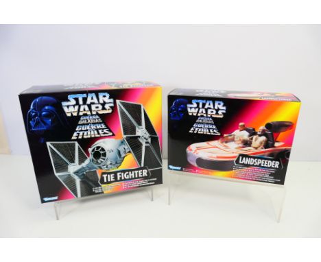 Star Wars - Kenner - New Old Stock - 2 x factory sealed Tri-Logo sets, Landspeeder #69770.134 and Tie Fighter # 69775.134 The