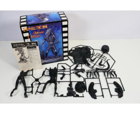 Halcyon - A boxed Halcyon Models #HALO4 'Movie Classics' 1:9 scale 'Alien Warrior with Base & Egg' plastic model kit. The kit