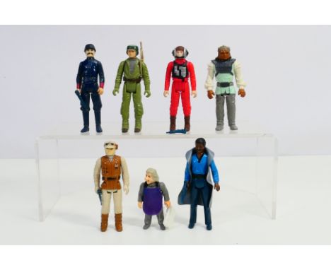 Star Wars - Palitoy - Kenner - Seven loose vintage Star Wars 3¾" action figures majority with accessories. Lot includes Lando