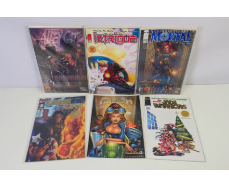 Dynamic Forces - Image - 6 x limited edition comics, Rising Stars # 9 with alternate gold foil cover, M-Rex # 2 and Jade Warr