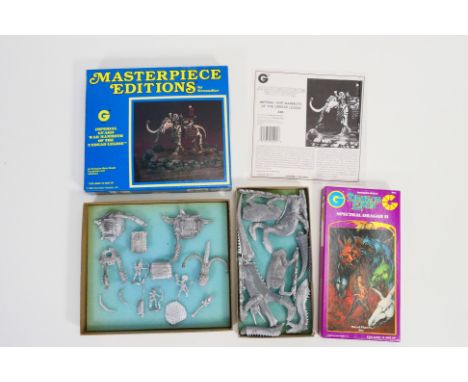 Grenadier Models - Two vintage 1980's boxed Grenadier Models metal figure sets. Lot consists of  'Masterpiece Editions' #5502
