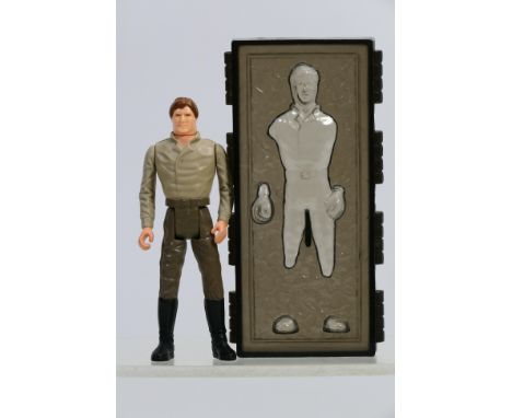 Star Wars - Palitoy - Kenner - A loose vintage 3¾" Star Wars 'Last 17' action figure 'Han Solo in Carbonite'. The figure mark