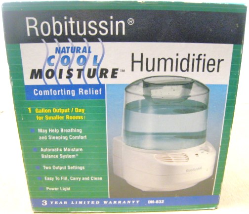 ROBITUSSIN MODEL DH-832 NATURAL COOL HUMIDIFIER