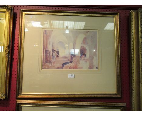 A William Russell Flint 'Pepita, Serafina &amp; Romira' limited edition pencil signed print, with printed Fine Art Trade Guil