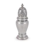 A QUEEN ANNE SILVER BRITANNIA STANDARD CASTER