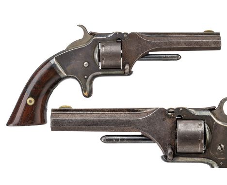 S&W Model No. 1 Second Issue Revolver dating: third quarter of the 19th Century provenance: USA Octagonal, rifled barrel with