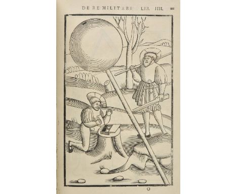 Vegetius Renatus (Flavius). De Re Militari libri Quartor..., Paris, Christiani Wecheli, 1535, title and final leaf verso with