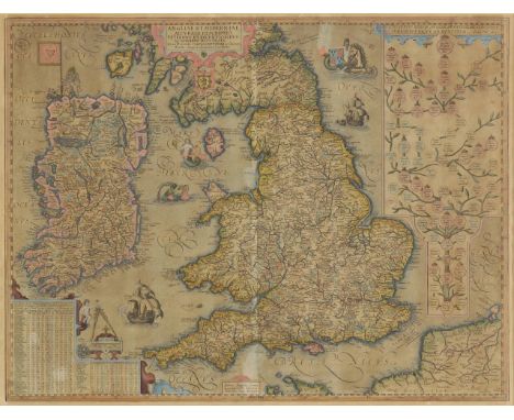 *England & Ireland. Vrients (Jan Baptist), Angliae et Hiberniae accurata descriptio, veteribus et recentioribus nominibus ill