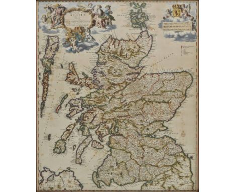 *Scotland. Visscher (Nicolas), Exactissima Regni Scotiae Tabula tam in Septentrionalem et Meridionalem quam in minores earumd