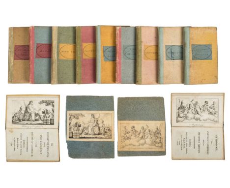 Wallis (John, publisher). A collection of nine volumes from The Book-Case of Knowledge, 1st editions, 1800, together nine (of